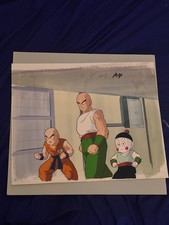 DRAGON BALL Z  Tien Krillin Chiaotzu ANIME PRODUCTION CEL + Douga
