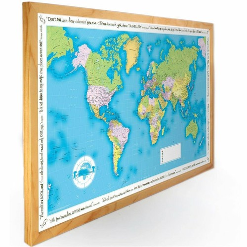 World traveller wall map 100 - traveller,