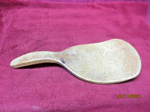 Antique wooden butter paddle - butter,