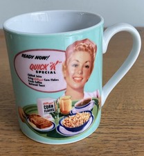 Portmerion Kelloggs Cornflakes Advertising Vintage Quick K Mug Kellogg’s