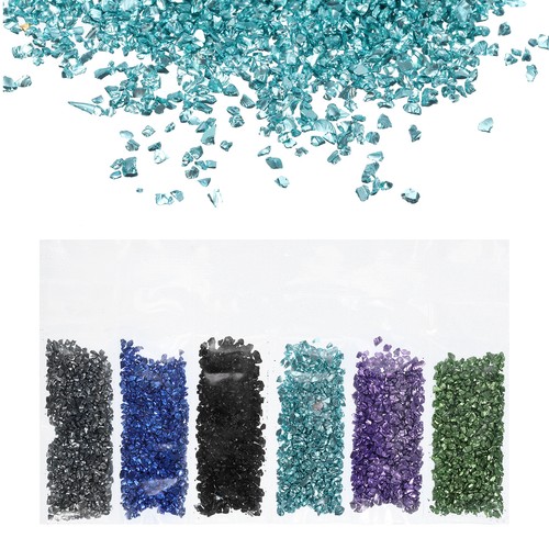 Crushed glass chips - crushed, 6