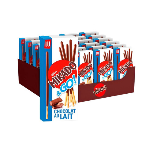 Mikado milk chocolate packs - milk,