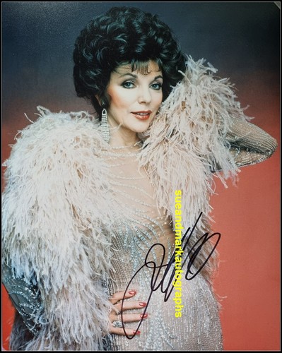 Joan collins autograph signed - joan,