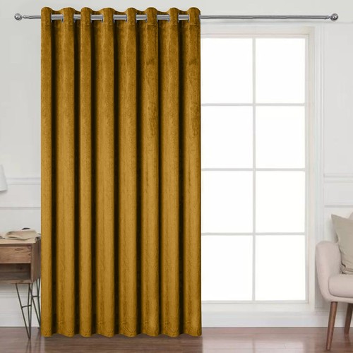 Blackout single door curtains - door,