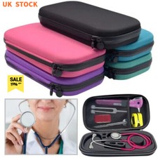 Stethoscope Case Zipper Bag Storage Pouch EVA Hard Carry Box Organizer Bags