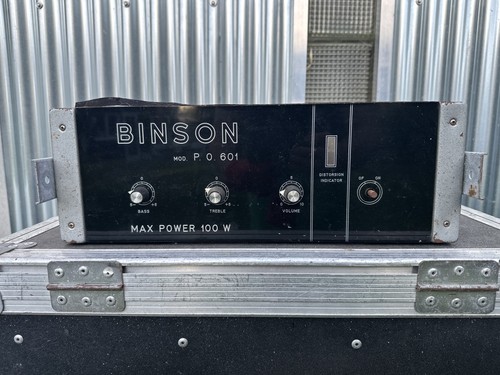 Binson valve amp po601 - valve,