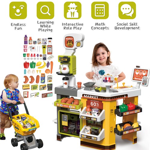 Supermarket cart toys - supermarket,
