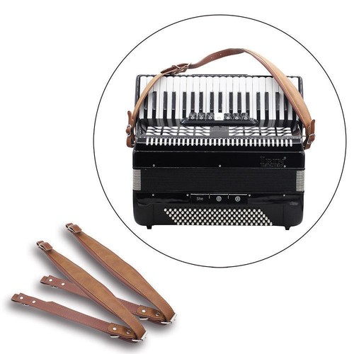 Leather accordion straps - leather, belts