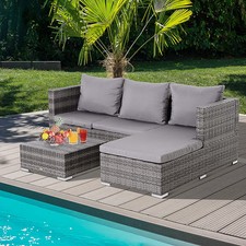 Palma Rattan Corner Set