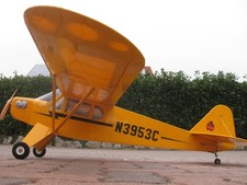 RC 1720mm 1:8 PIPER CUB J3 Balsa Wood Kit EP for 4S LiPo 850KV GP 6.5-10cc