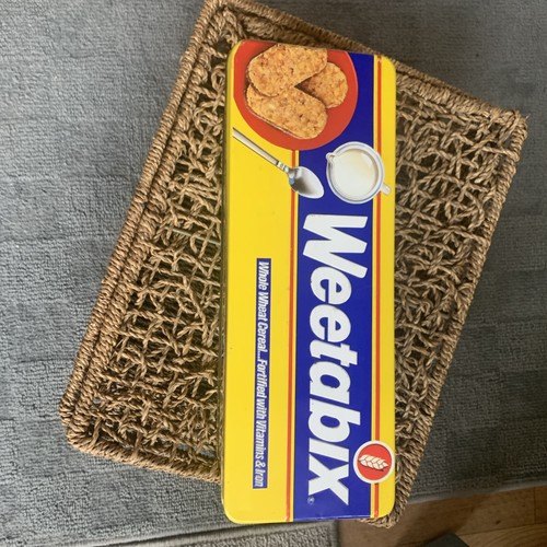 Weetabix vintage metal box tin - weetabix,