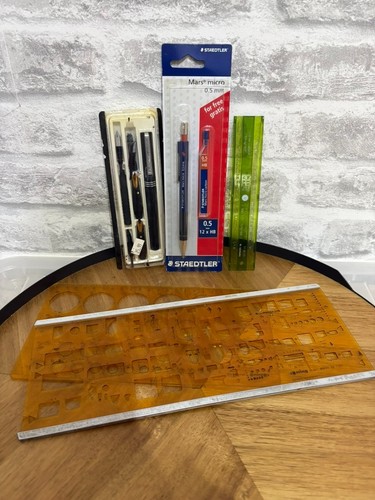 Vintage art materials stencils