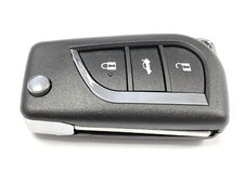 RFC 3 button flip key case for Toyota Prius remote fob VA2 blade