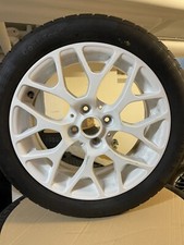 1x Original Complete Wheel Smart Fortwo 6Jx16 ET44 A4534010400 Rim White 185/50