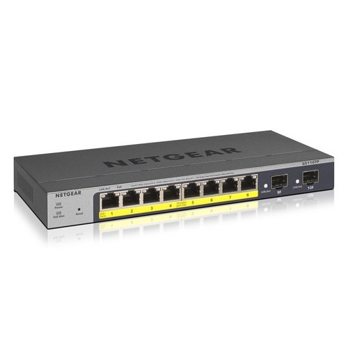 Netgear gs110tp port - netgear, 10-port
