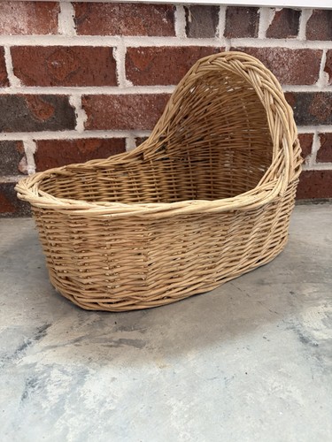 Vintage wicker doll moses - vintage,