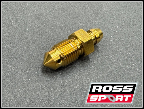 Titanium bleed screw - titanium,