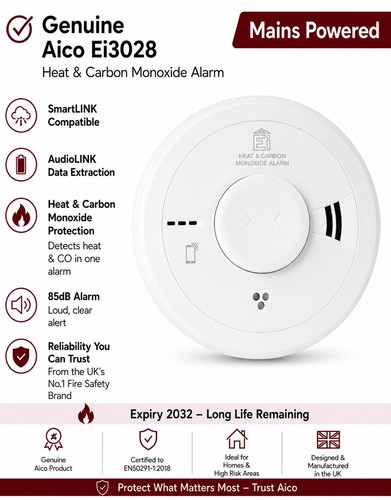 Aico ei3028 heat carbon - aico,