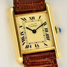 Cartier Must Tank Sm Vermeil