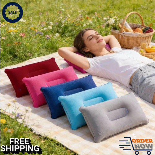 Soft inflatable pillow - 2x,