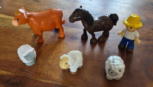 Plastic farm animal bundle - farm,