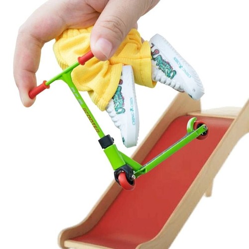 Alloy finger scooter toy set - scooter,