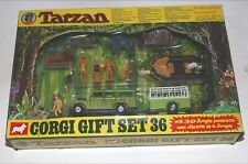 Corgi Gift Set 36 Tarzan Set, Mint and Sealed in Good Original Box