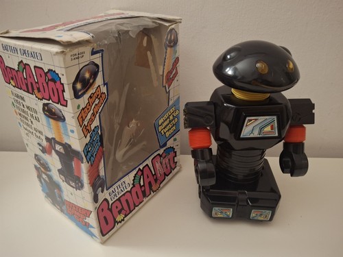 Vintage bend bot robot - a,