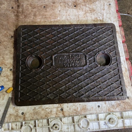 Used cast iron manhole - cast,