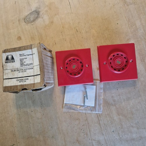 Menvier fire alarm sounders - 2,
