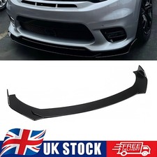 For PEUGEOT Glossy Black Front Bumper Chin Lip Splitter Spoiler Protector Kit UK