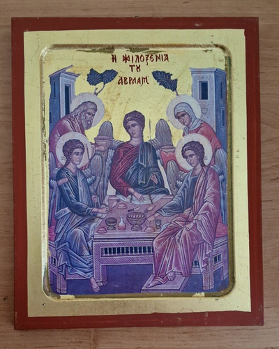 Greek orthodox icon - greek, on