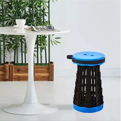 Folding stool retractable pop - retractable,