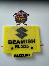 Trials front Number Board SUZUKI BEAMISH 