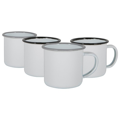 White enamel espresso - white,