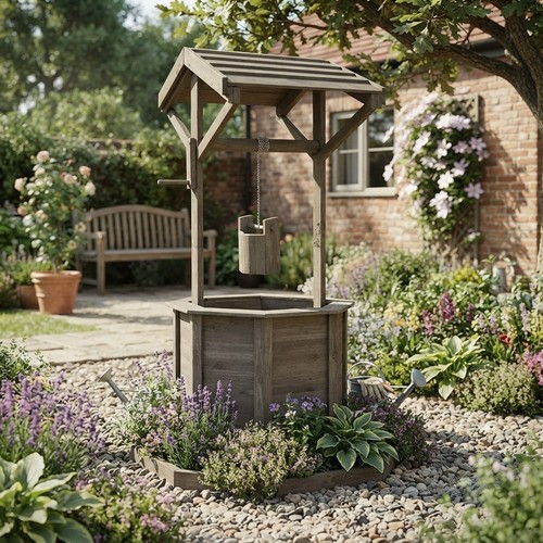 Gardenite wooden wishing - gardenite, well