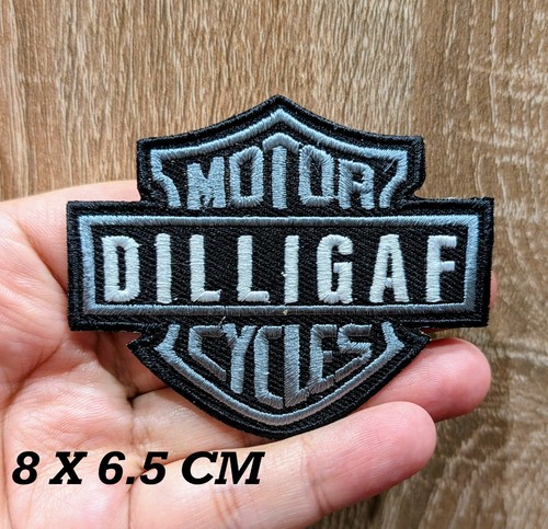 Dilligaf iron sew biker - on,