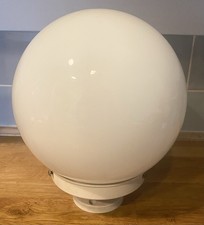 Vintage Milk Glass Round Glass