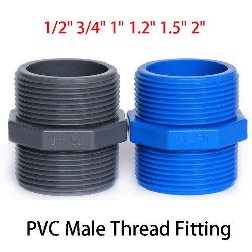Pvc nipple bsp male - pvc,