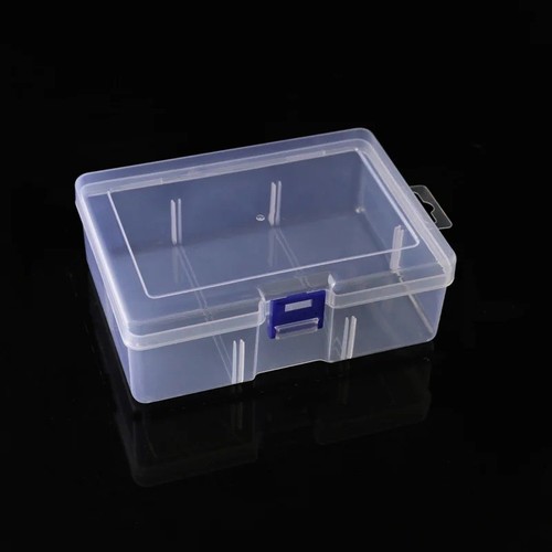 Clear plastic storage box - plastic, tool