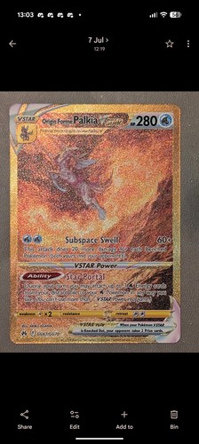 Origin forme palkia vstar - origin,