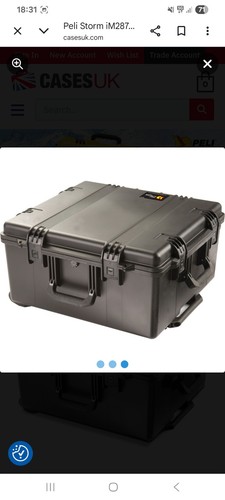 Peli storm case - case, with