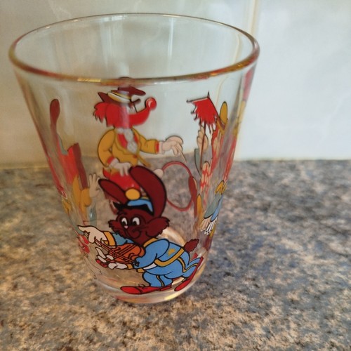 Vintage cartoon circus glass - ,