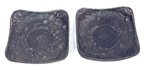 Iron metal black candle - metal,