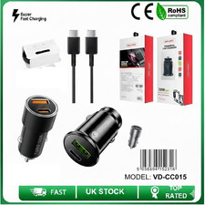 Fast Car Charger USB C Adapter