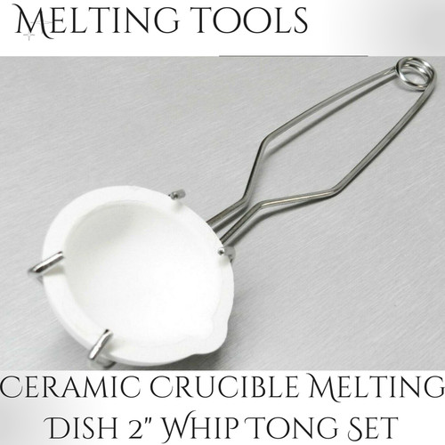Ceramic crucible and whip - ceramic,