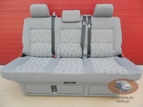 Bench rear triple - , seat