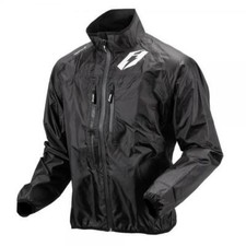 JITSIE HOPPER TRIALS BIKE WATERPROOF RIDING JACKET / COAT. BLACK/SILVER. *NEW*
