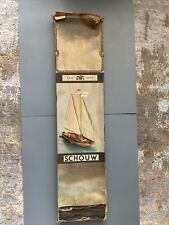DMI Model Schouw, Hardwood Model Making Boat Kit, Vintage and Very Rare.