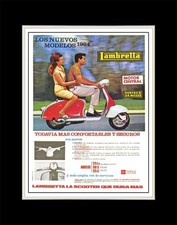 1964 Lambretta Even more comfortable and safe - Matted for 11x14 Frame
